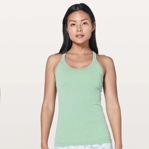 LULULEMON Ebb to Street Tank Top Light Support, B/C Cup-SIZE 10-Mint